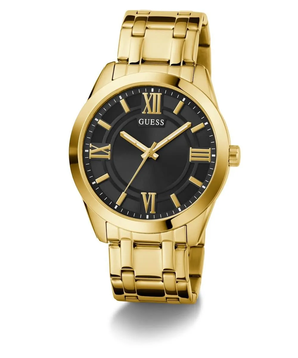 Men's Gold Black Elliot Watch GW0893G4