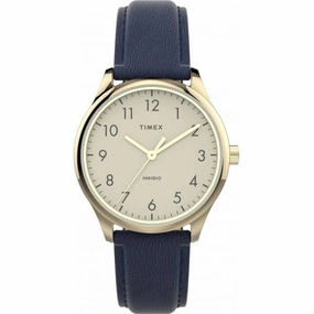 Modern Easy Reader Leather Strap Watch TW2V36200