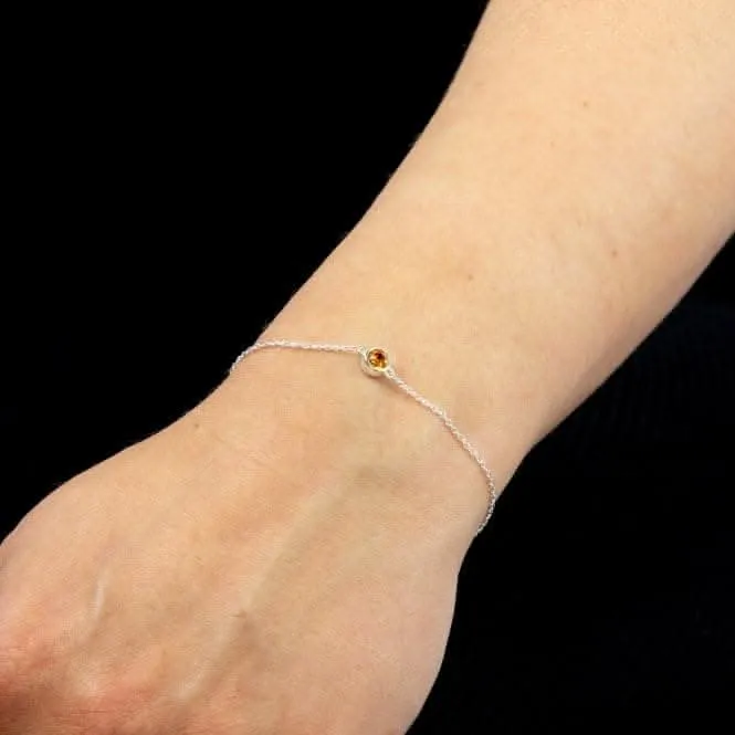 November Birthstone Bracelet with Swarovski Crystal B5294 Beginnings Jewellery