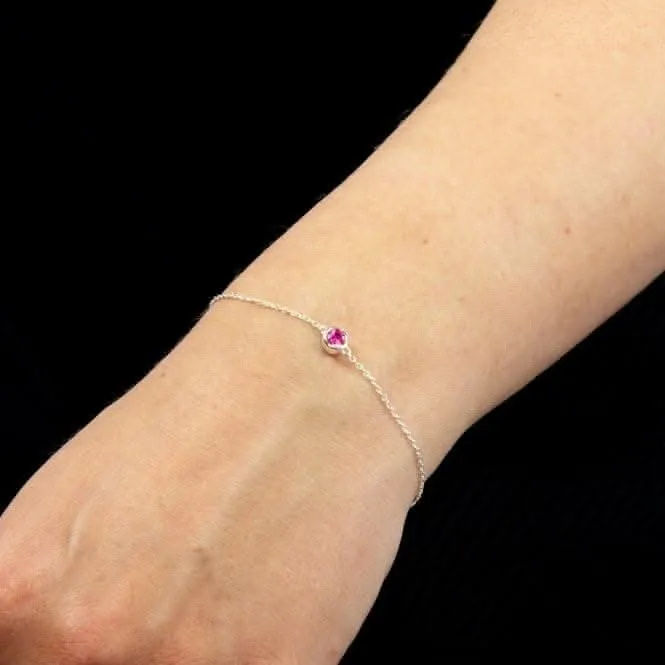 October Birthstone Bracelet with Swarovski Crystal B5293 Beginnings Jewellery