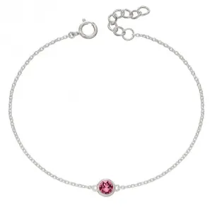 October Birthstone Bracelet with Swarovski Crystal B5293 Beginnings Jewellery