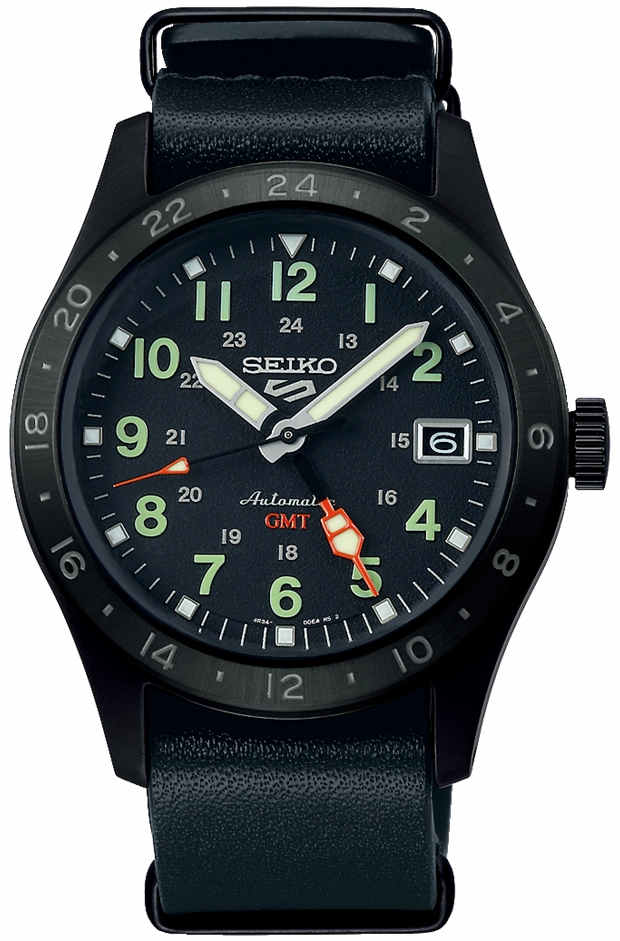 Seiko Watches Seiko 5 Sports Field Deception Mechanical GMT Watch