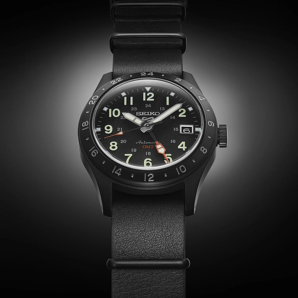 Seiko Watches Seiko 5 Sports Field Deception Mechanical GMT Watch