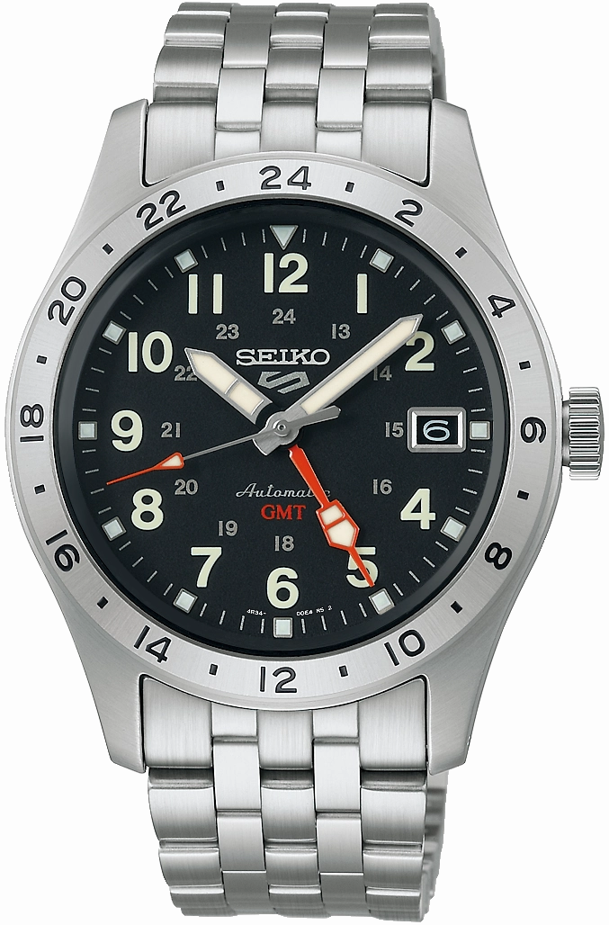 Seiko Watches Seiko 5 Sports Field Deploy Mechanical GMT Watch