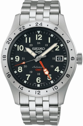 Seiko Watches Seiko 5 Sports Field Deploy Mechanical GMT Watch