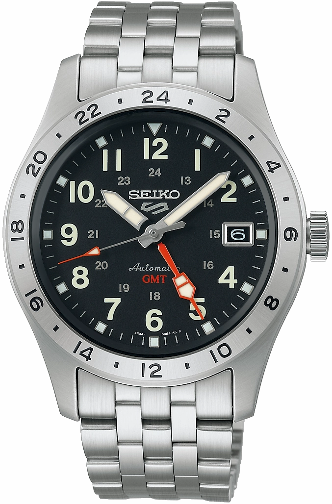 Seiko Watches Seiko 5 Sports Field Deploy Mechanical GMT Watch