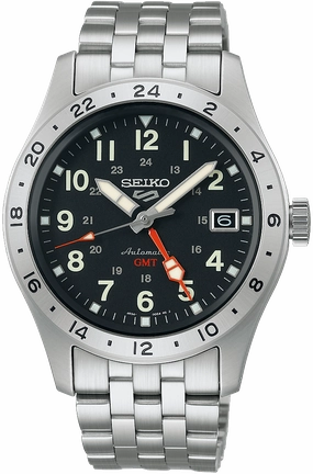 Seiko Watches Seiko 5 Sports Field Deploy Mechanical GMT Watch