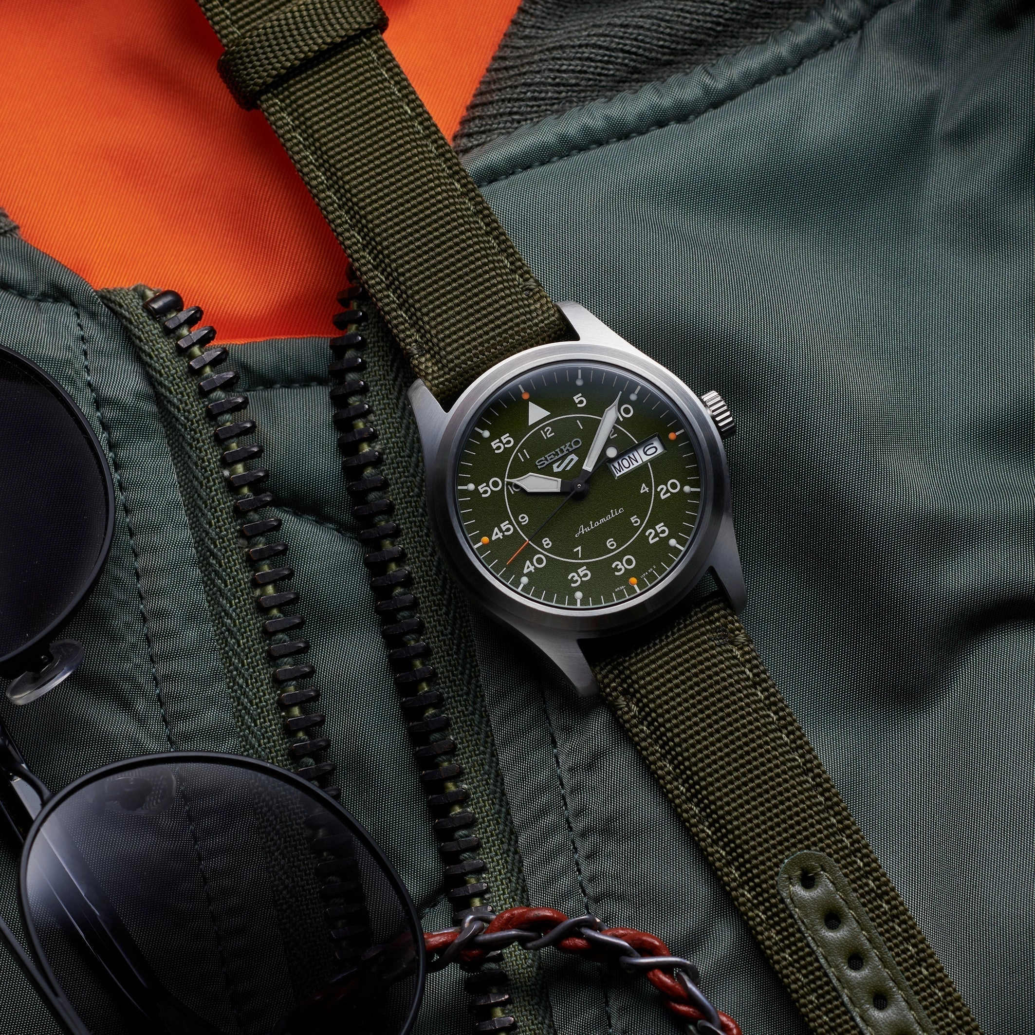Seiko Watches Seiko 5 Sports Field Military Flieger Watch