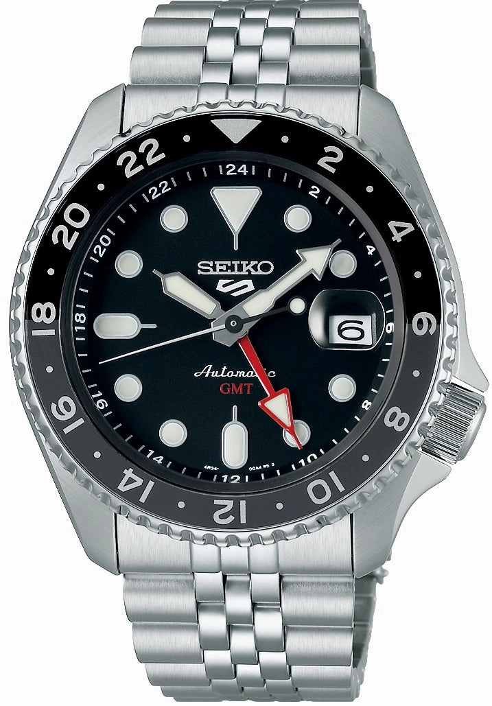 Seiko Watches Seiko 5 Sports GMT SKX Black Grape Re-Interpretation Watch