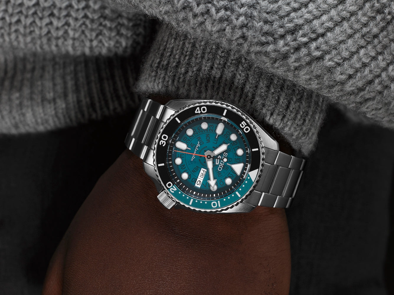 Seiko Watches Seiko 5 Sports Skeleton Dial Watch