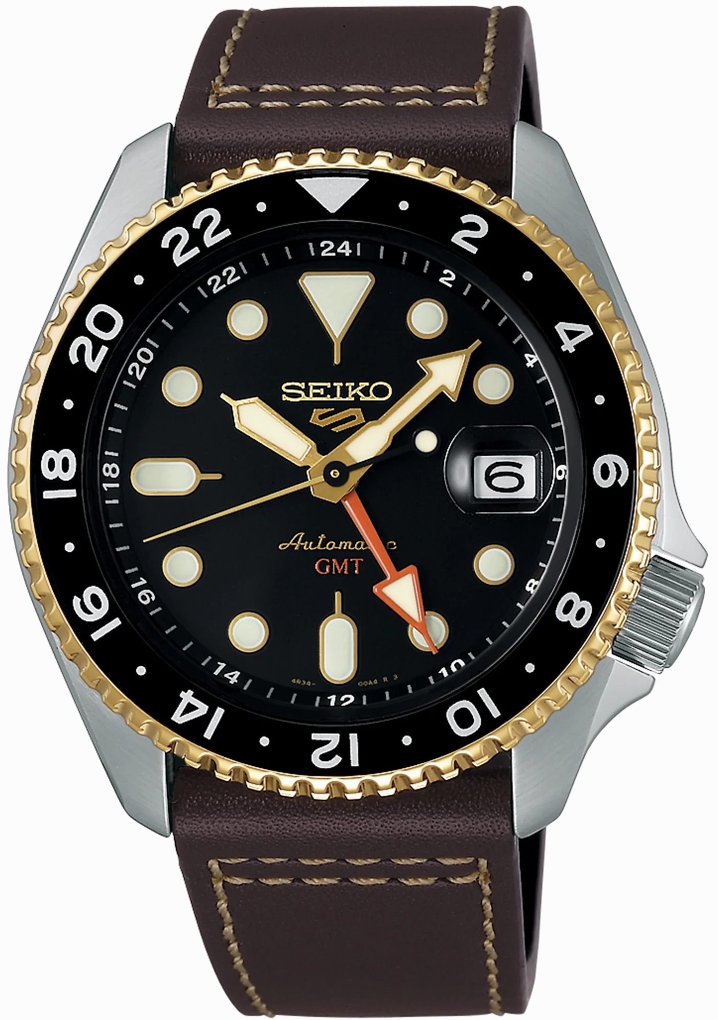 Seiko Watches Seiko 5 Sports SKX GMT Mocha Watch