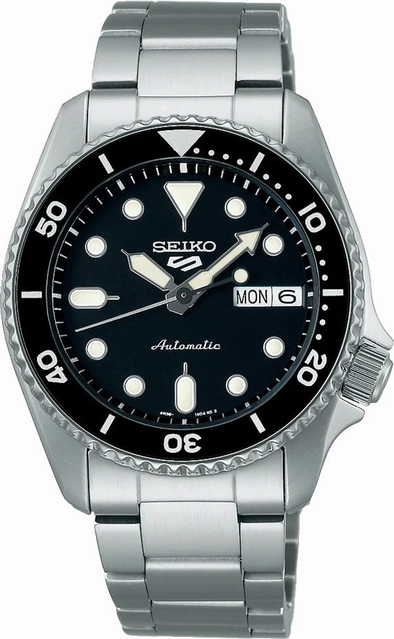 Seiko Watches Seiko 5 Sports SKX Midi Black Mens Watch