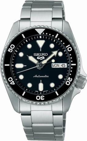 Seiko Watches Seiko 5 Sports SKX Midi Black Mens Watch
