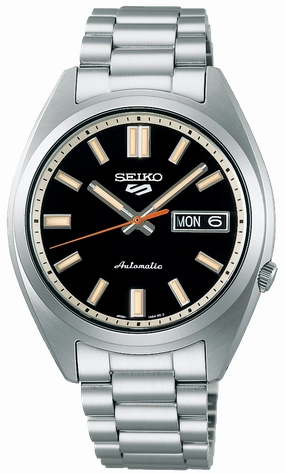 Seiko Watches Seiko 5 Sports SNXS Deep Black Wash Classic Sports Watch