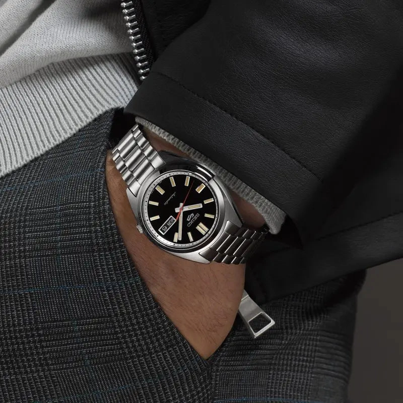 Seiko Watches Seiko 5 Sports SNXS Deep Black Wash Classic Sports Watch