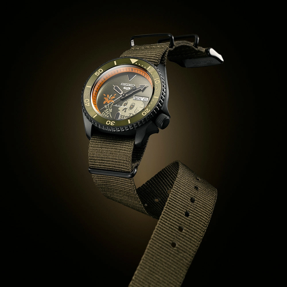 Seiko Watches Seiko 5 SRPL27K Kentaro "Wild Plants & Fire' Limited Edition