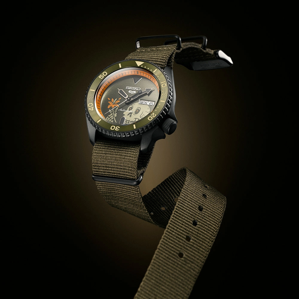 Seiko Watches Seiko 5 SRPL27K Kentaro "Wild Plants & Fire' Limited Edition