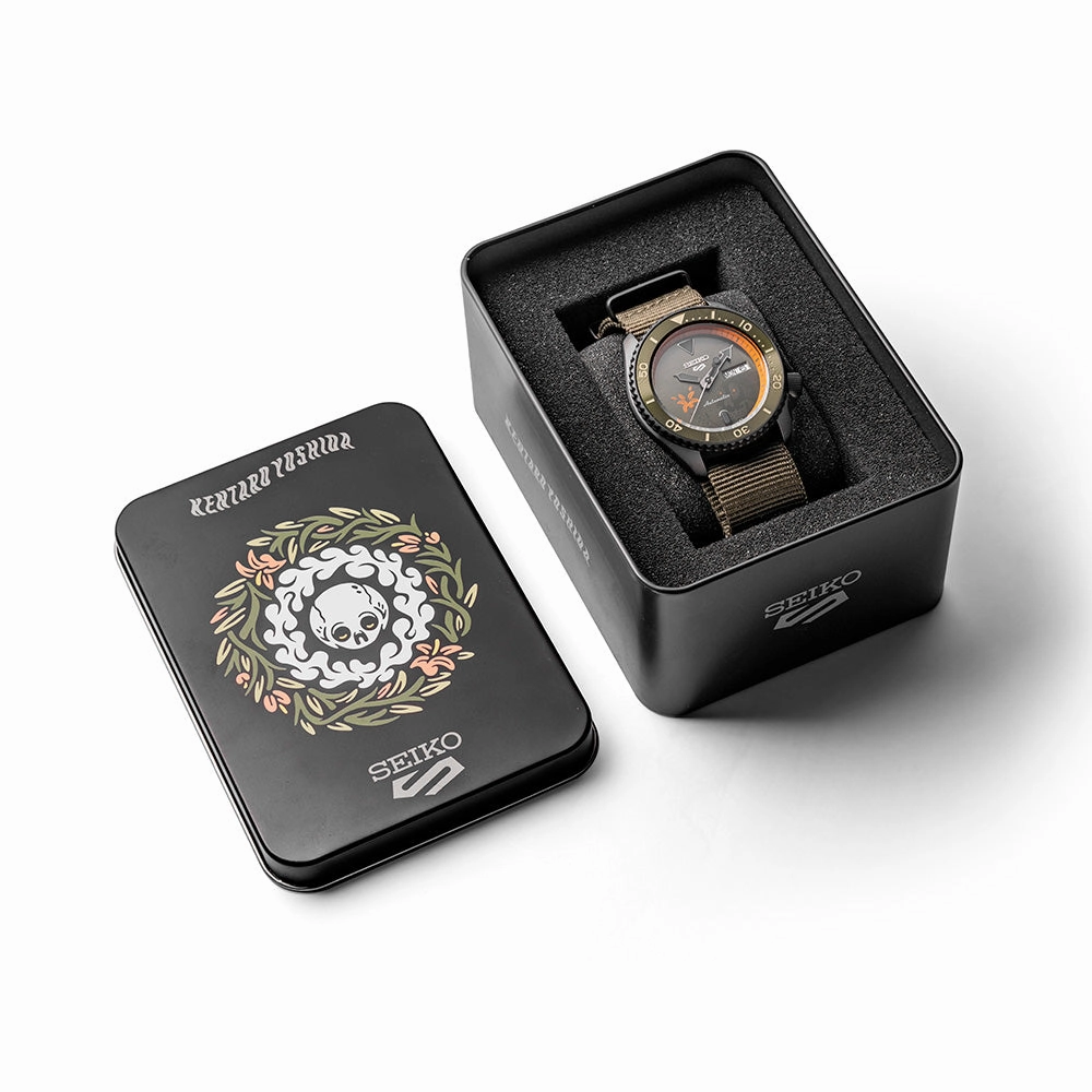 Seiko Watches Seiko 5 SRPL27K Kentaro "Wild Plants & Fire' Limited Edition