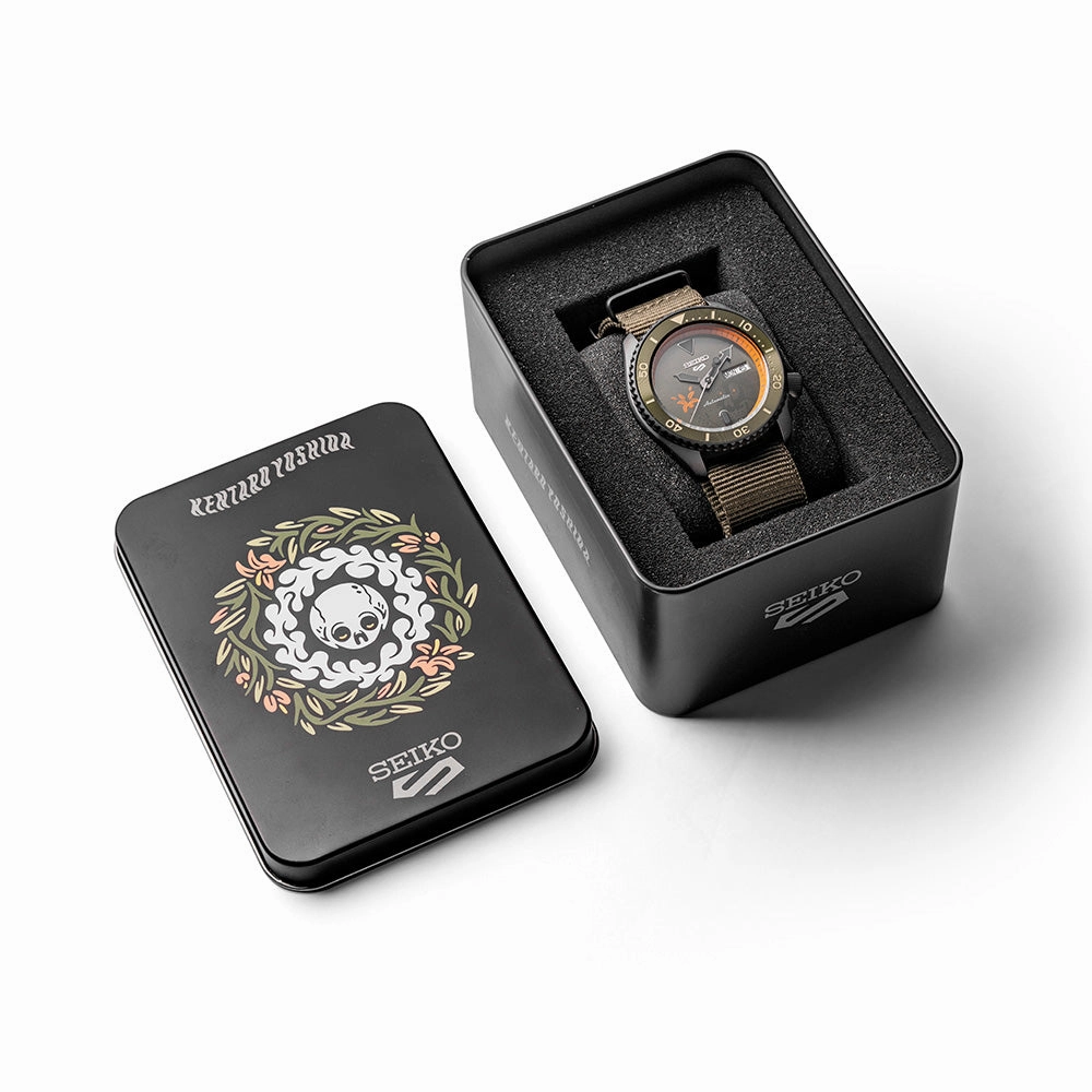 Seiko Watches Seiko 5 SRPL27K Kentaro "Wild Plants & Fire' Limited Edition