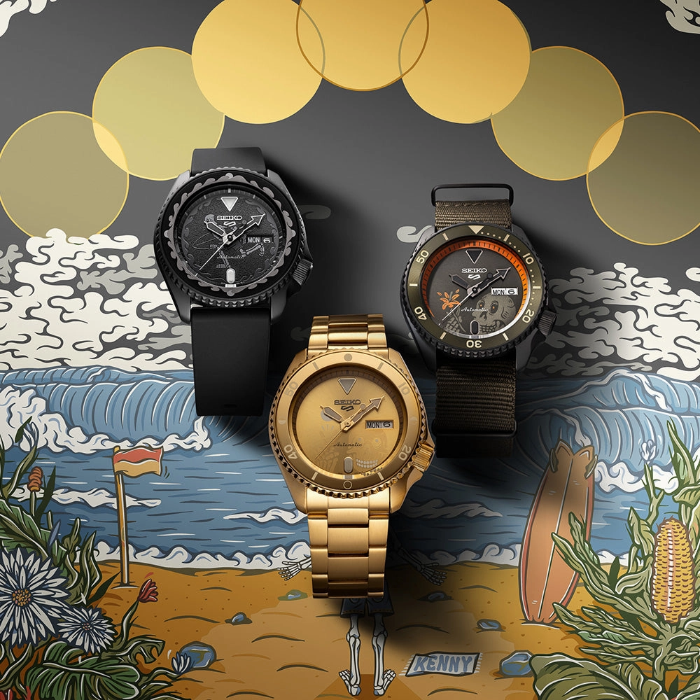 Seiko Watches Seiko 5 SRPL27K Kentaro "Wild Plants & Fire' Limited Edition