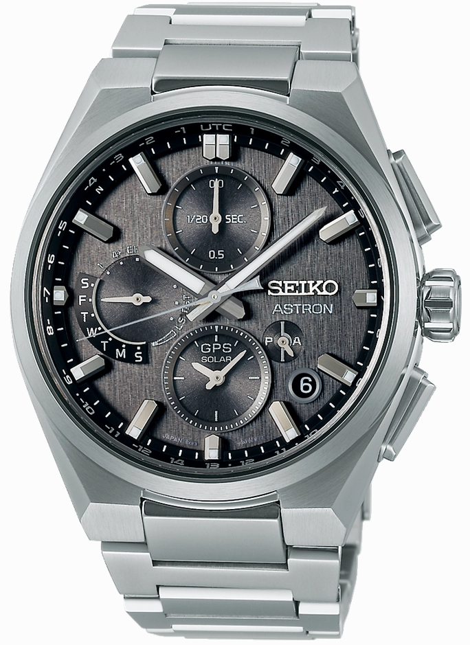 Seiko Watches Seiko Astron GPS Solar Dual Time Chronograph Watch