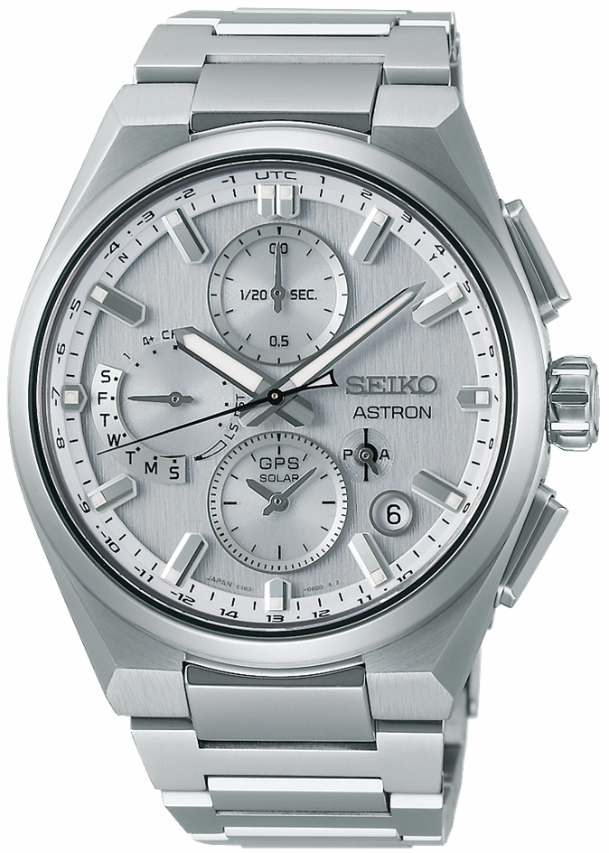 Seiko Watches Seiko Astron GPS Solar Dual Time Chronograph Watch