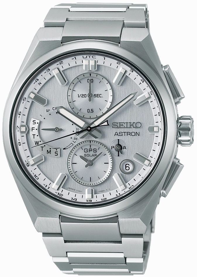 Seiko Watches Seiko Astron GPS Solar Dual Time Chronograph Watch