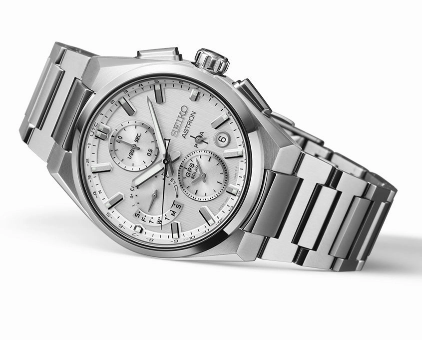 Seiko Watches Seiko Astron GPS Solar Dual Time Chronograph Watch