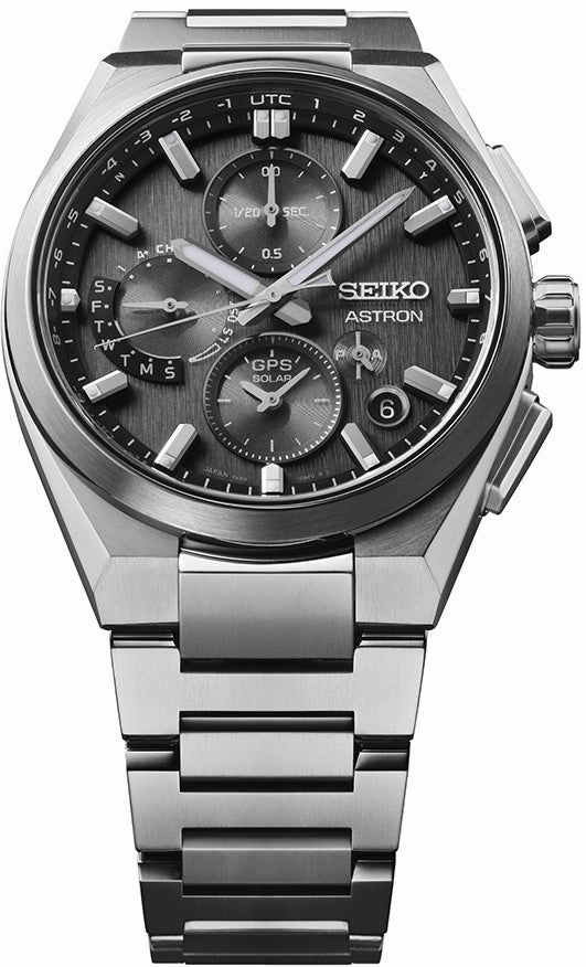 Seiko Watches Seiko Astron GPS Solar Dual Time Chronograph Watch