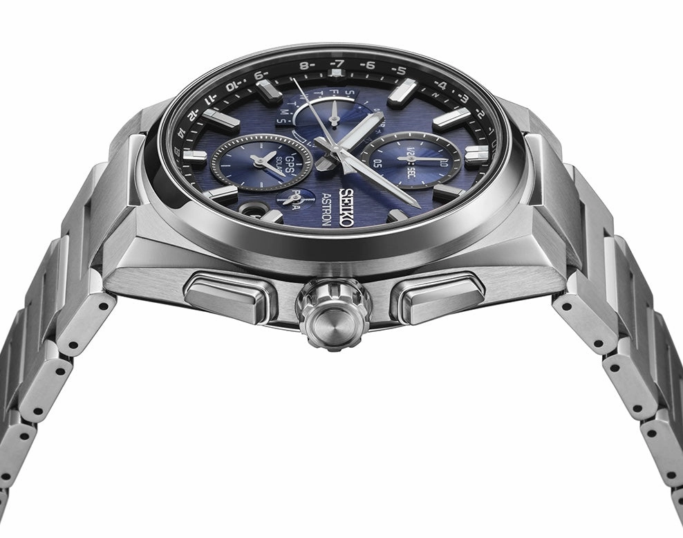 Seiko Watches Seiko Astron GPS Solar Dual Time Chronograph Watch