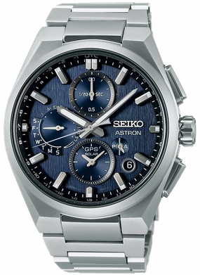 Seiko Watches Seiko Astron GPS Solar Dual Time Chronograph Watch