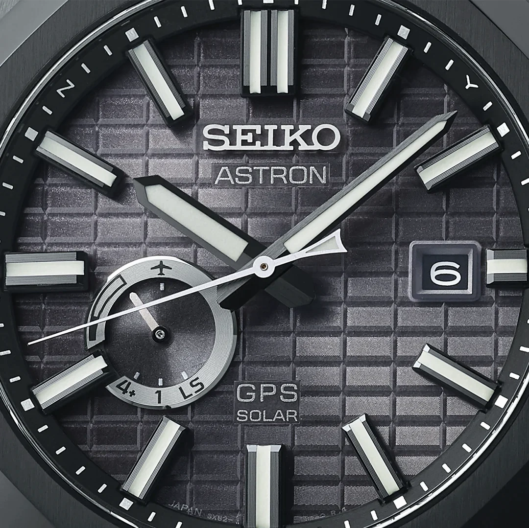 Seiko Watches Seiko Astron GPS Solar Jet Black Crystal Box Watch