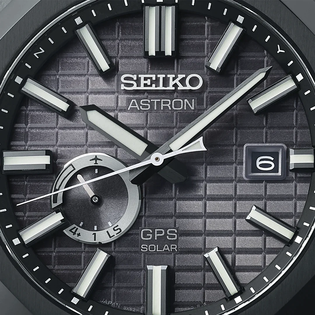 Seiko Watches Seiko Astron GPS Solar Jet Black Crystal Box Watch