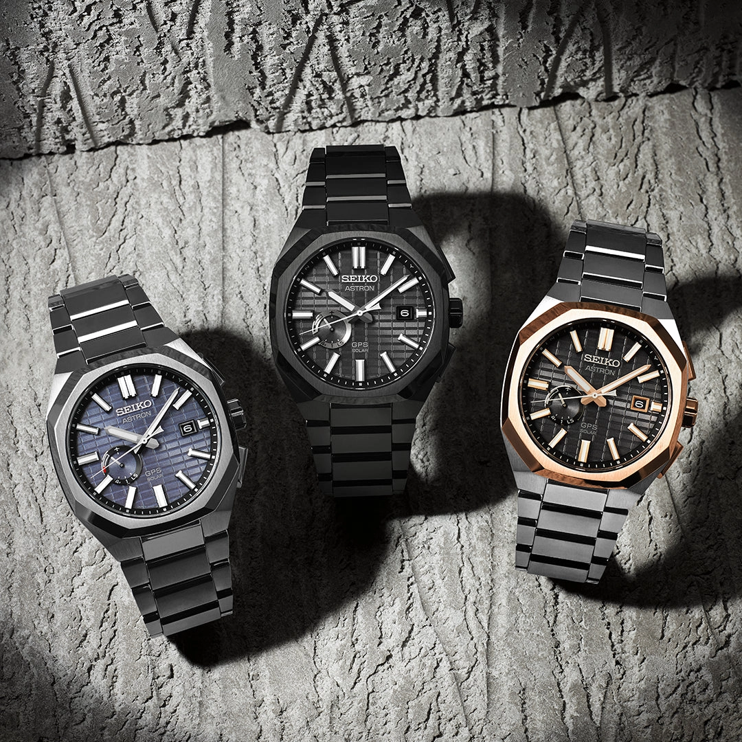 Seiko Watches Seiko Astron GPS Solar Jet Black Crystal Box Watch