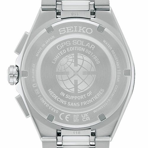 Seiko Watches Seiko Astron Medecins Sans Frontieres GPS Solar Chronograph Limited Edition Watch