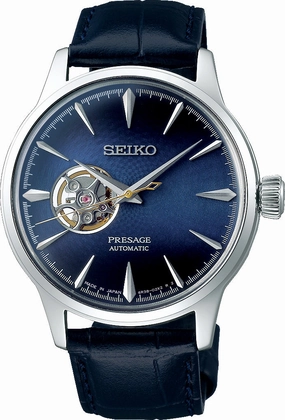 Seiko Watches Seiko Presage Cocktail Collection Open Heart Blue Moon Watch