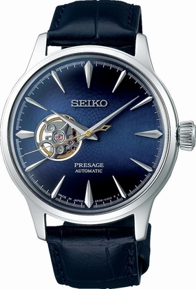 Seiko Watches Seiko Presage Cocktail Collection Open Heart Blue Moon Watch