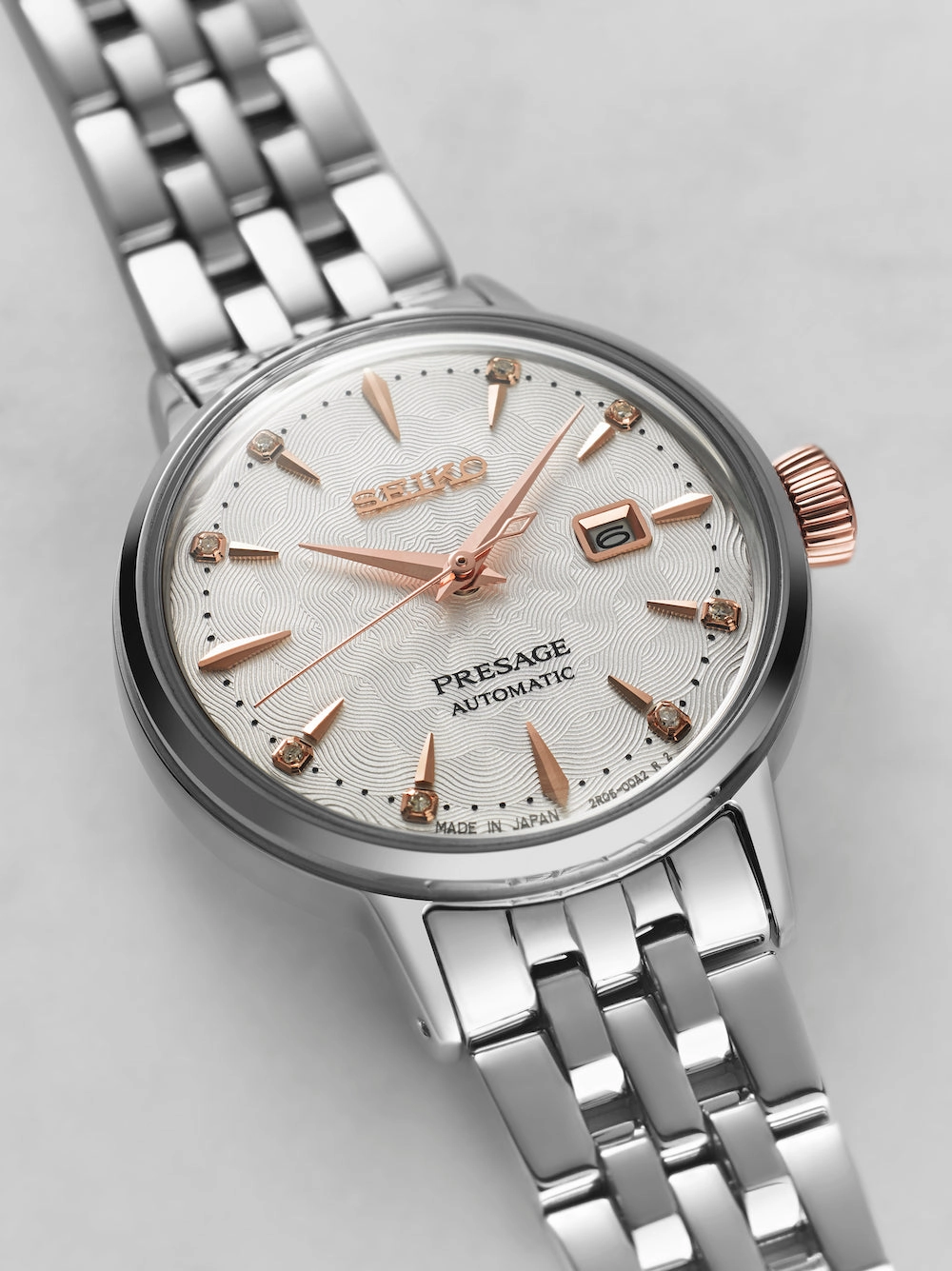 Seiko Watches Seiko Presage Cocktail Time Clover Club Diamond Twist Watch