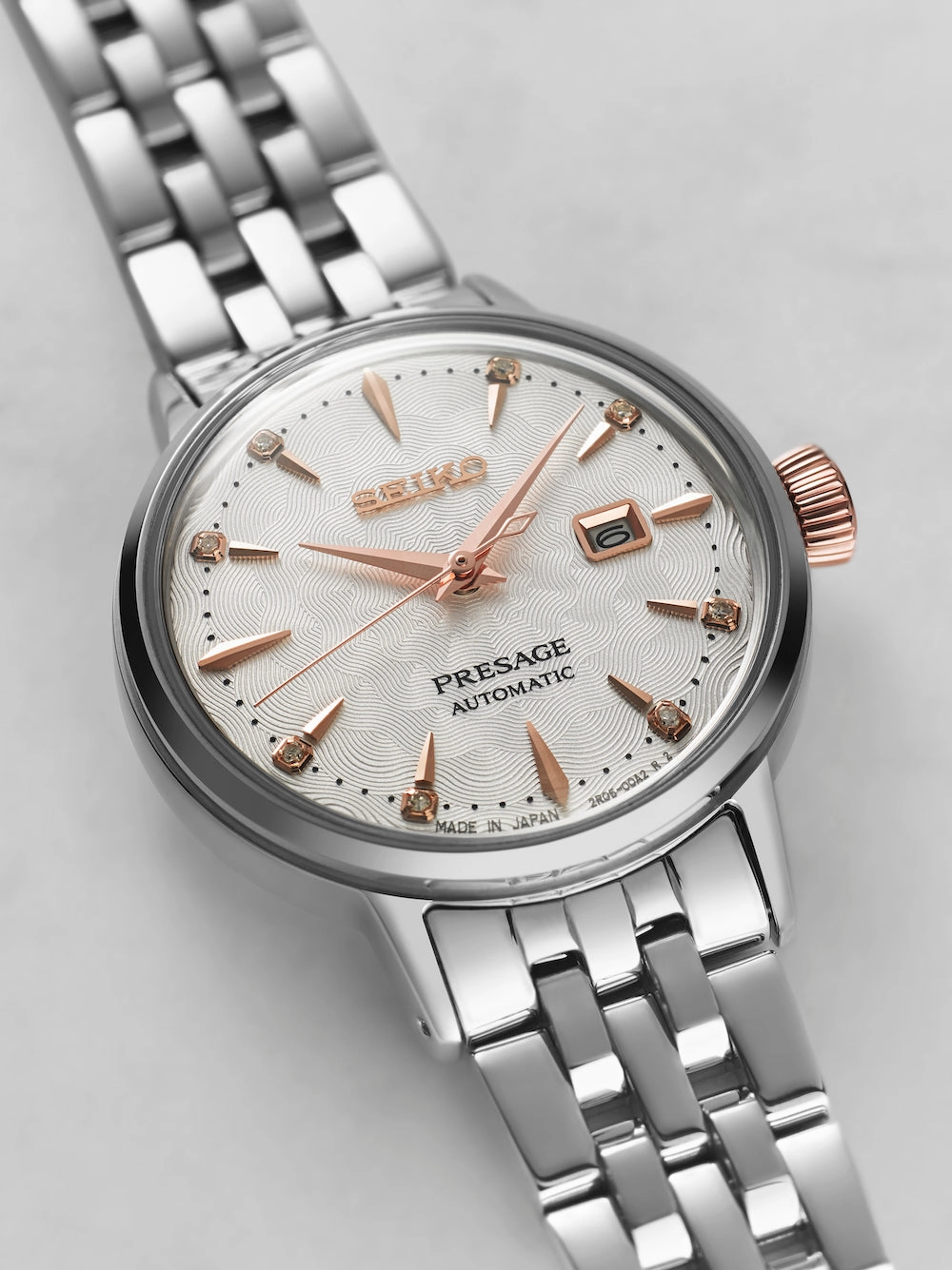Seiko Watches Seiko Presage Cocktail Time Clover Club Diamond Twist Watch