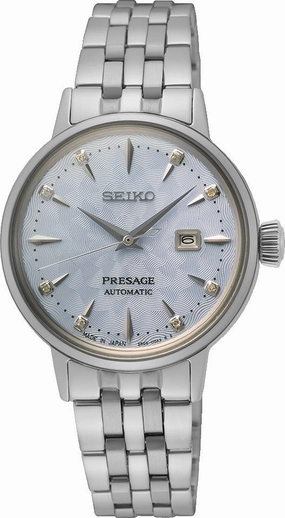 Seiko Watches Seiko Presage Cocktail Time Skydiving Diamond Twist Watch