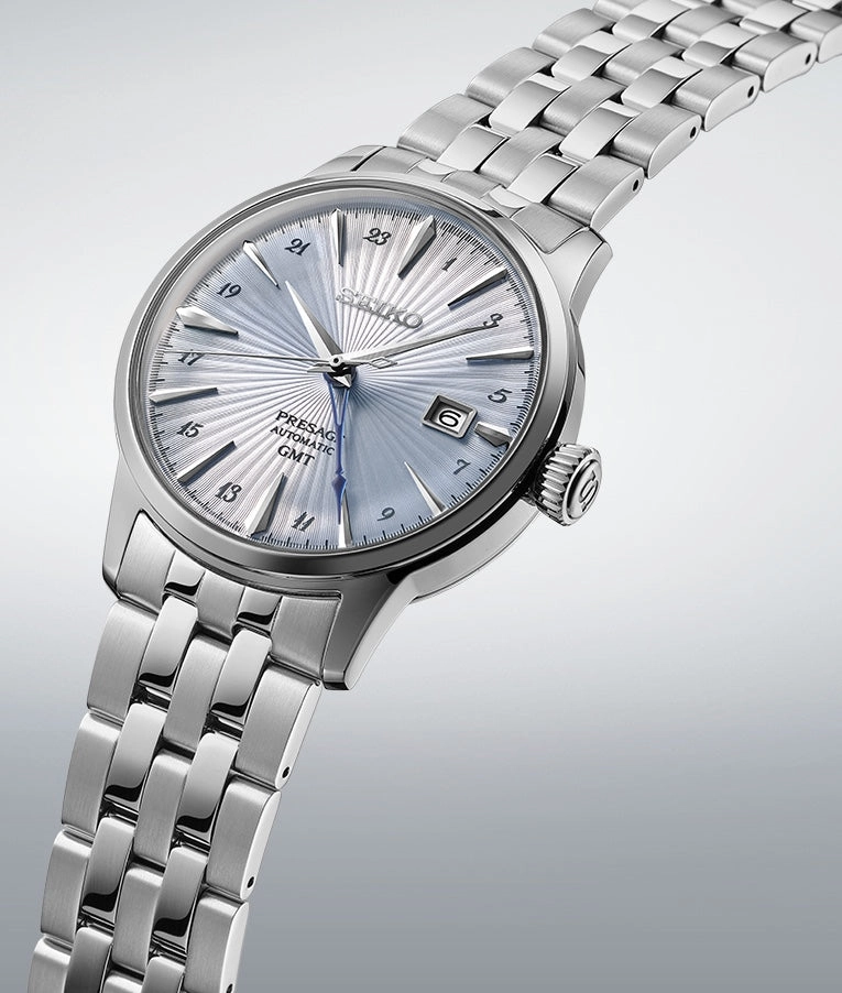 Seiko Watches Seiko Presage Cocktail Time Skydiving GMT Watch