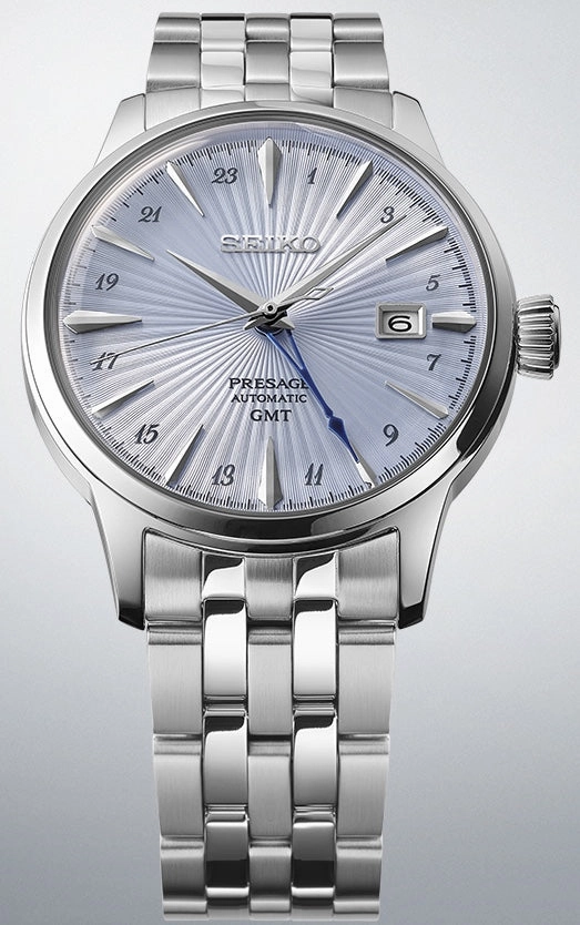 Seiko Watches Seiko Presage Cocktail Time Skydiving GMT Watch