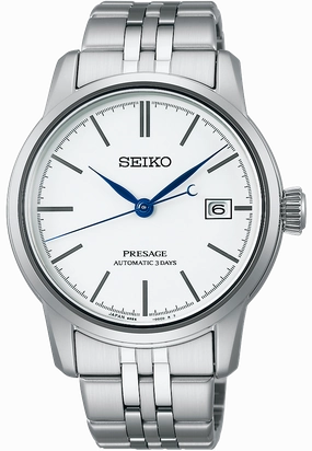 Seiko Watches Seiko Presage Pure White Enamel Watch