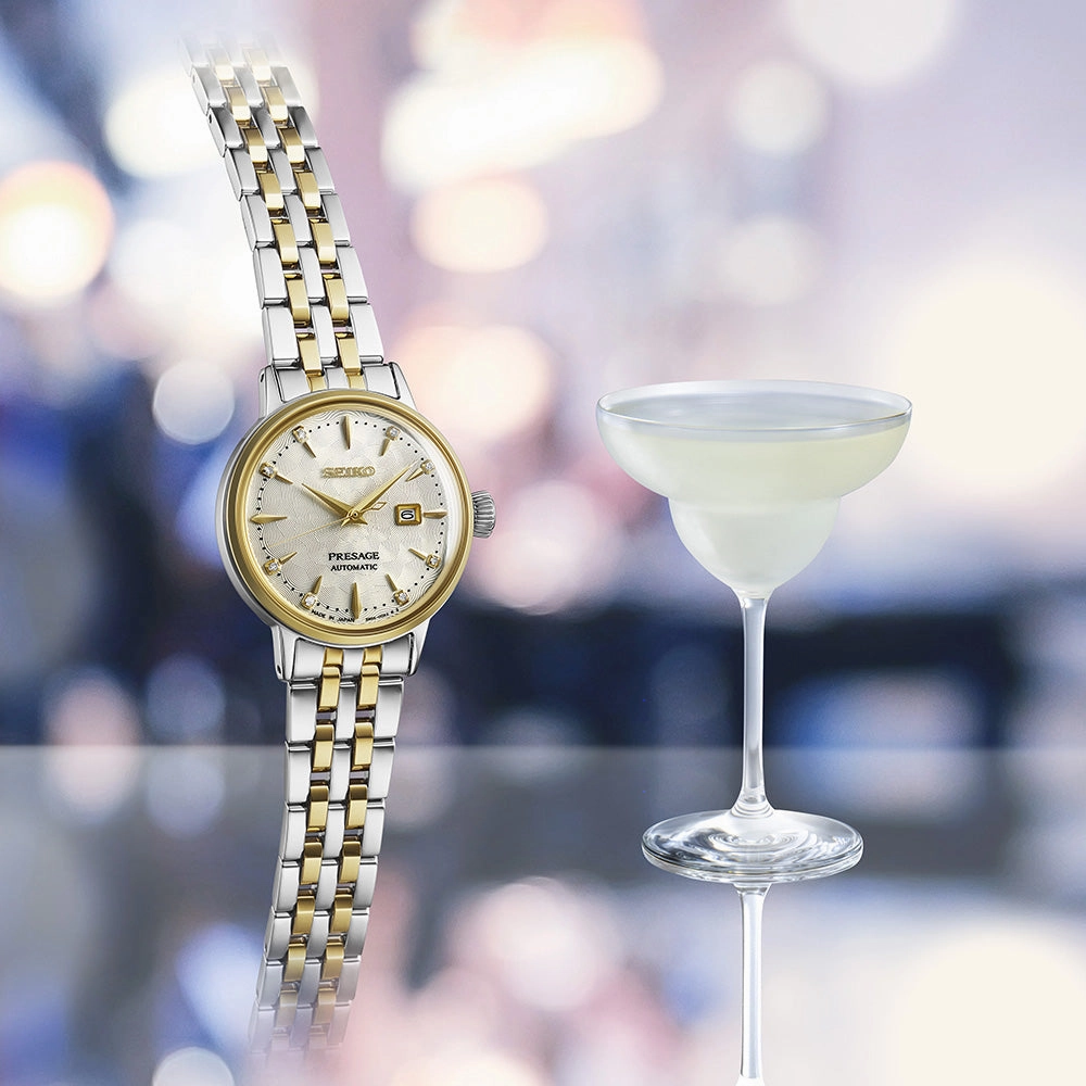 Seiko Watches Seiko Presage SRE010J 'White Lady' Cocktail Time