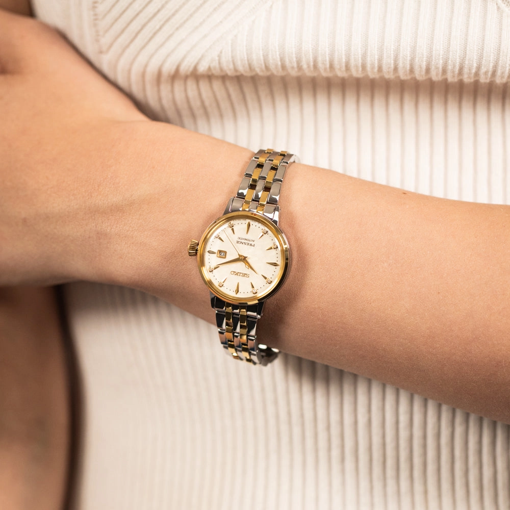 Seiko Watches Seiko Presage SRE010J 'White Lady' Cocktail Time