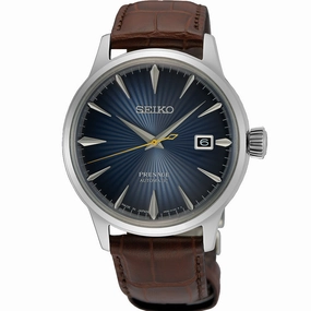 Seiko Watches Seiko Presage SRPK15J 'Midnight Blue Moon' Cocktail Time