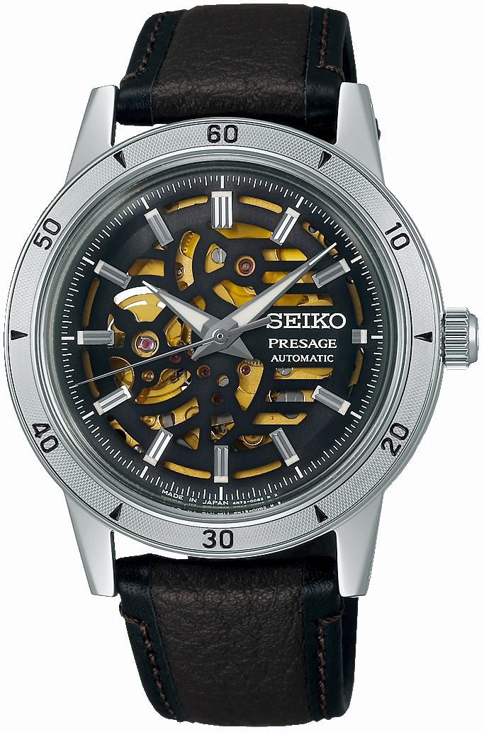 Seiko Watches Seiko Presage Style 60s Elegant Yet Rugged Biker Style Watch