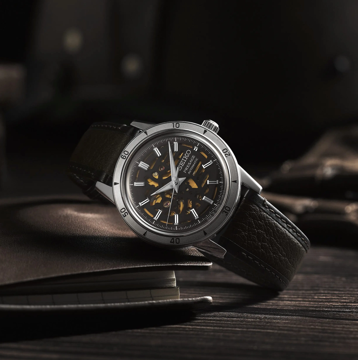 Seiko Watches Seiko Presage Style 60s Elegant Yet Rugged Biker Style Watch