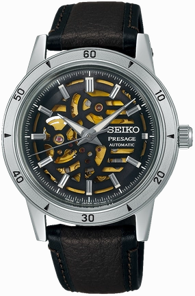 Seiko Watches Seiko Presage Style 60s Elegant Yet Rugged Biker Style Watch