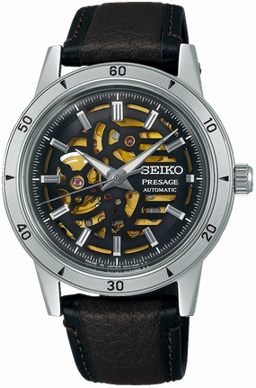Seiko Watches Seiko Presage Style 60s Elegant Yet Rugged Biker Style Watch
